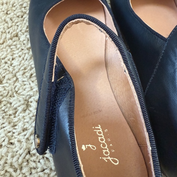 JACADI PARIS Navy Girls Smooth Leather Mary Janes 35 / US Jr 3.5 - Picture 5 of 5